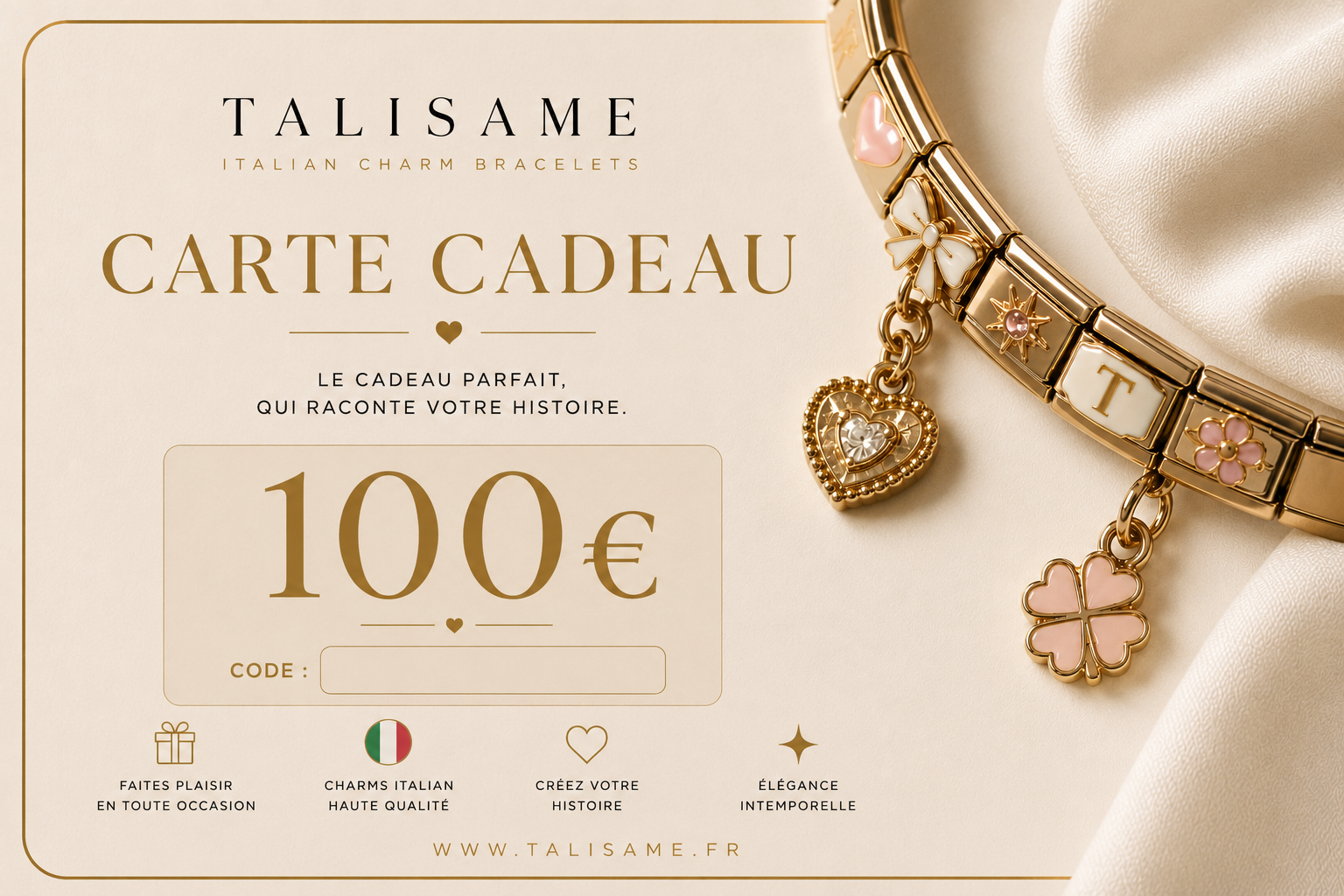 E-carte cadeau Talisame Talisame