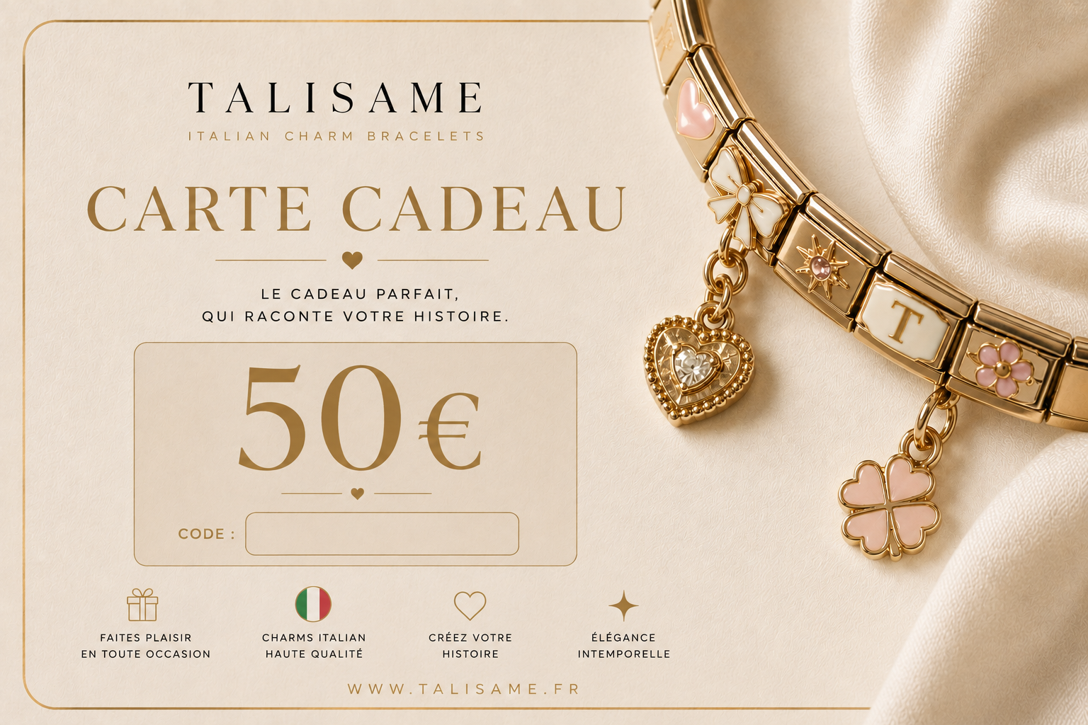 E-carte cadeau Talisame Talisame