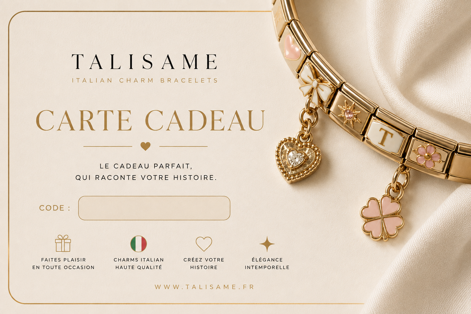 E-carte cadeau Talisame Talisame